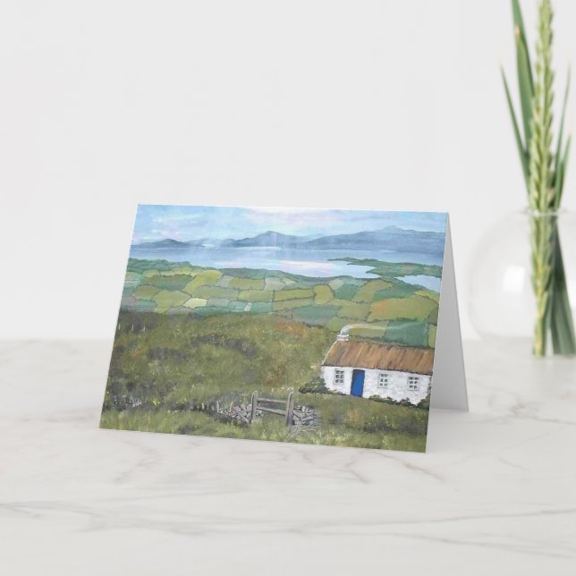 Carte de voeux irlandaise Bantry Bay, Paysage irla (Devant)