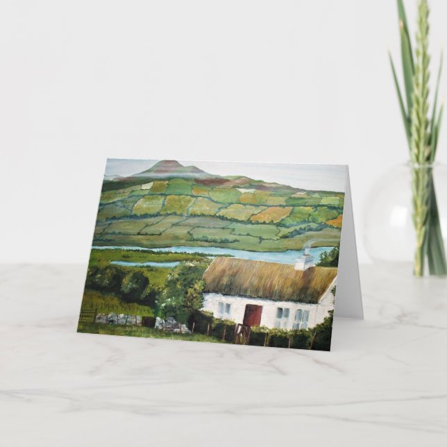 Carte de voeux irlandaise Comté de Mayo (Devant)