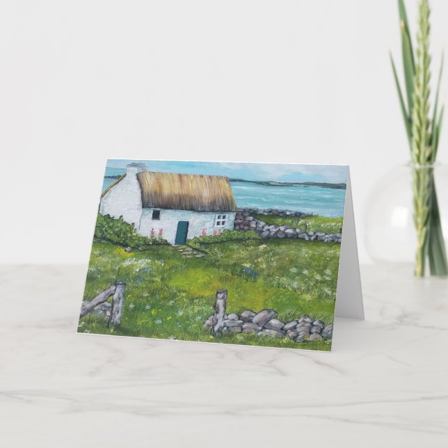 Carte de vœux irlandaise vierge (Devant)