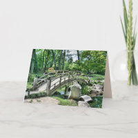carte de voeux japonaise de bridge