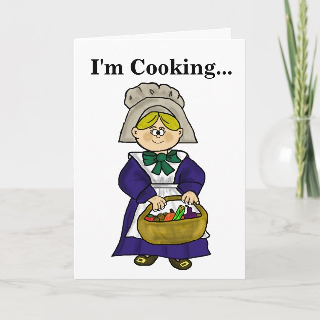 Carte de voeux "Je suis Cuisine" (Devant)