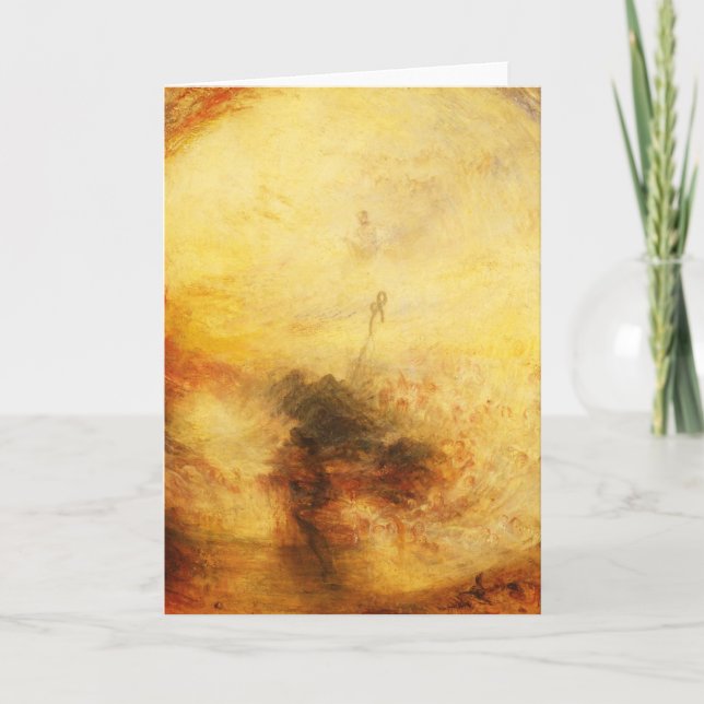 Carte de voeux JMW Turner légère et couleur (Devant)