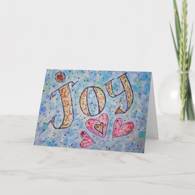 Carte de voeux Joy Art (Devant)