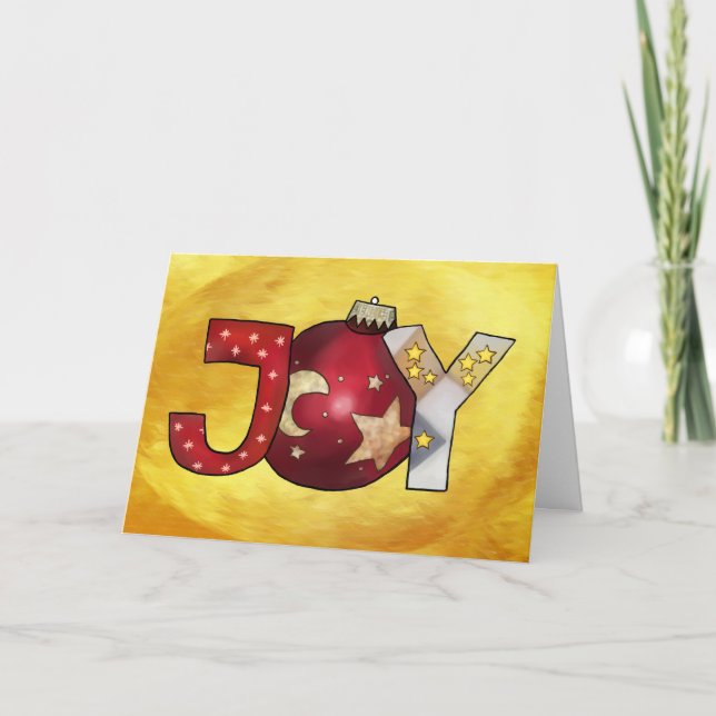 Carte de vœux joyeuse (Devant)