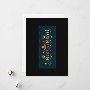 Carte de vœux joyeuse Cinco de Mayo
