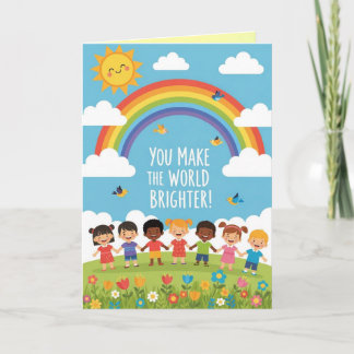 Carte de vœux Joyeuse fête des enfants