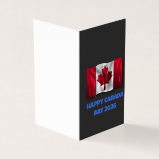 Carte de vœux Joyeuse Fête du Canada