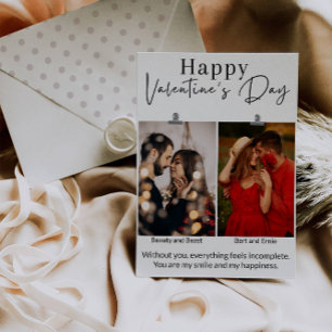 Carte de vœux Joyeuse Saint-Valentin