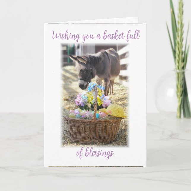 Carte de vœux "Joyeuses Pâques" (Devant)