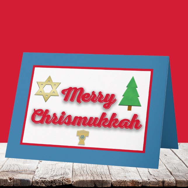 Carte de vœux Joyeux Chrismukkah (Créateur téléchargé)