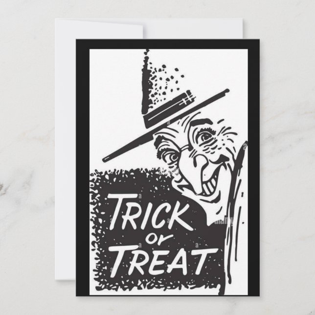Carte de vœux joyeux Halloween (Devant)