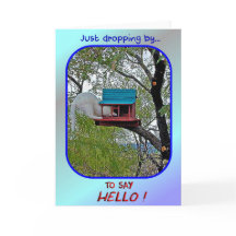 Carte de voeux "Just Drby to Say Hello"