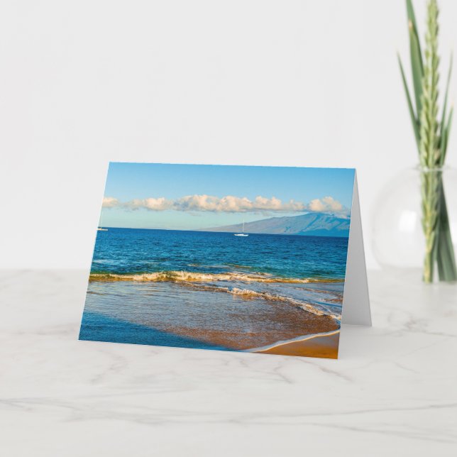 Carte de voeux Kaanapali Beach (Devant)