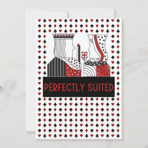 Carte de voeux King et Queen parfaitement adaptée