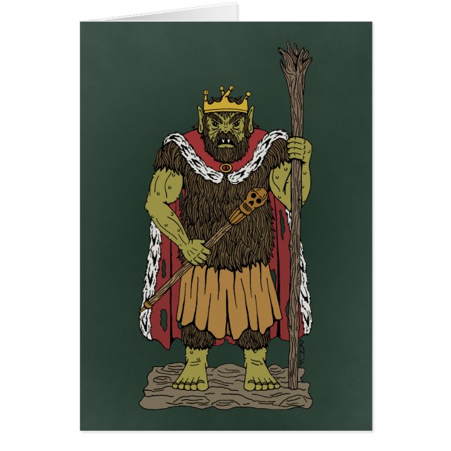 Carte de voeux King Troll (Devant)
