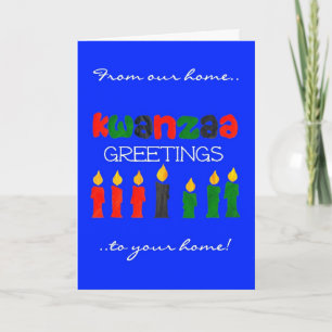 Carte de voeux Kwanzaa