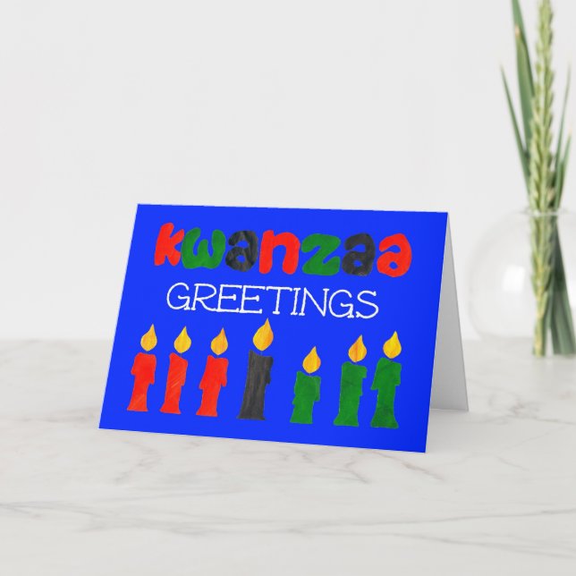 Carte de voeux Kwanzaa (Devant)