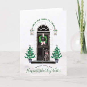 Carte de voeux Labrador Retriever Black Lab