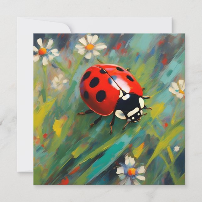 Carte de voeux Ladybird Ladybug (Devant)