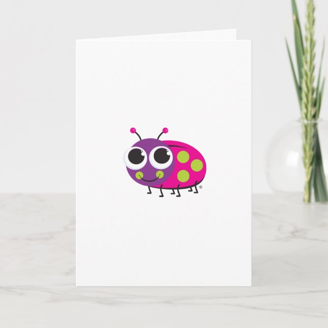Carte de voeux Ladybug (Devant)
