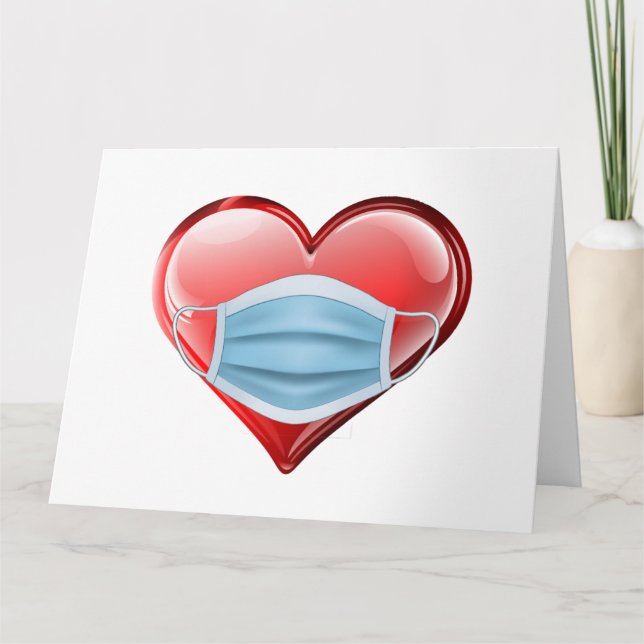 Carte de vœux L'amour conquiert (Devant)