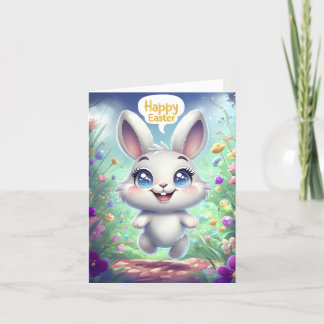 Carte de vœux Lapin adorable