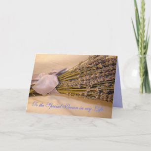Carte de voeux Lavendar