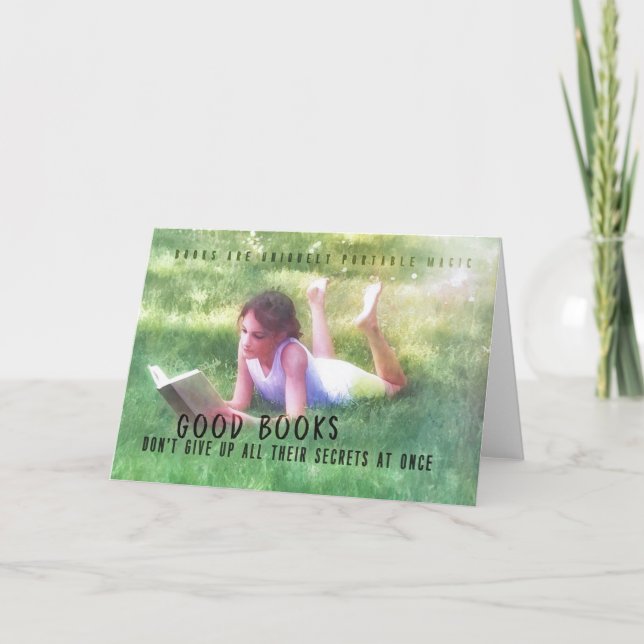 Carte de voeux LECTURE ÉTÉ (Devant)