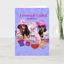 Carte de voeux Lemonade Ladies