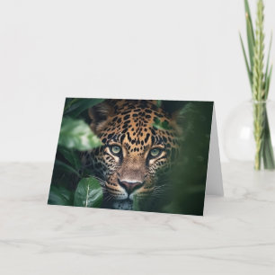 Carte de voeux Leopard
