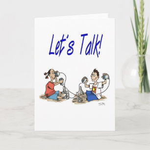 Carte de vœux Let's Talk