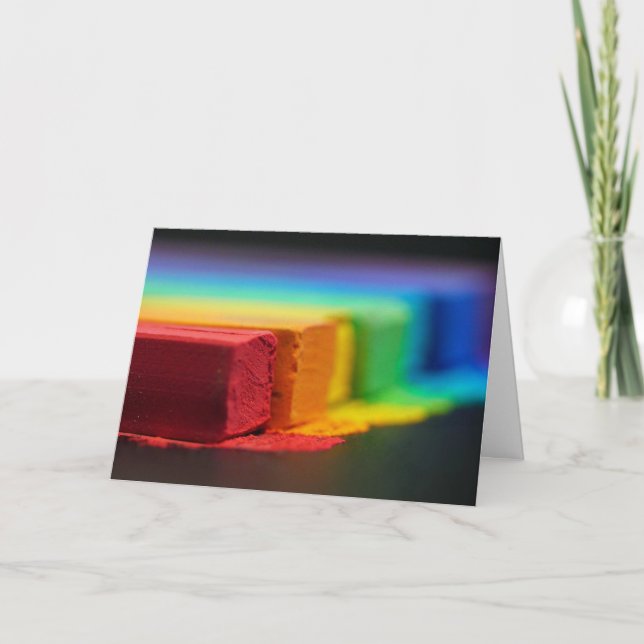 Carte de voeux - LGBT Chalk (Devant)