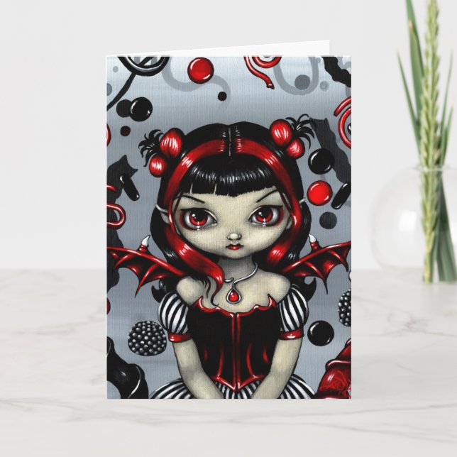 Carte de voeux "Licorice Fairy" (Devant)