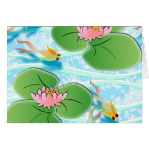 Carte de voeux Lilypad
