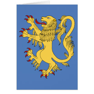Carte de voeux Lion Rampant