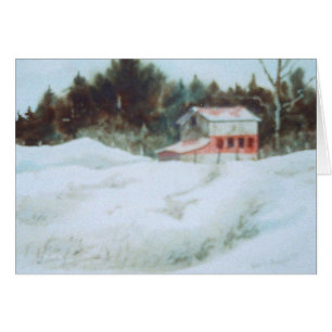 Carte de voeux "Little Red Barn" Country Roads