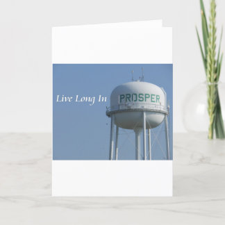 Carte de voeux Live Long in Prosper (TX)