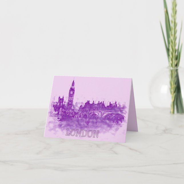 Carte de voeux London Dreams (Devant)