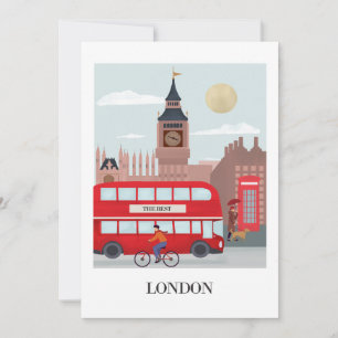 Carte de voeux Londres