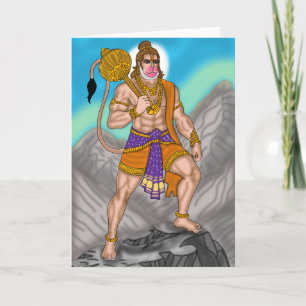 Carte de voeux Lord Hanuman