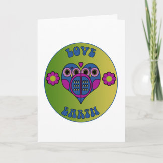 Carte de voeux Love Earth