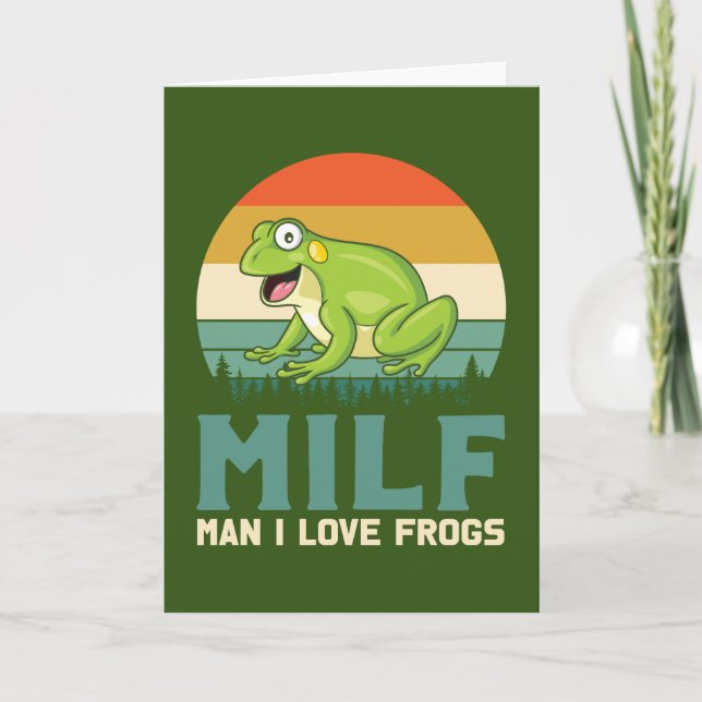 Carte de voeux Love Frogs (vide) (Devant)