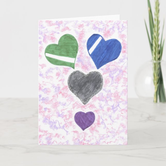 Carte de voeux Love Hues (Devant)