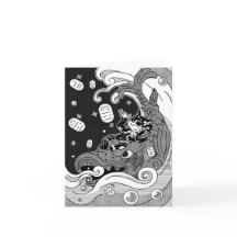 Carte de voeux Lucky Cat