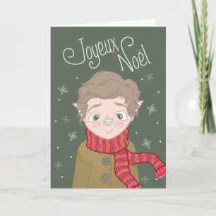 Carte de voeux - Lutin de Noël Card