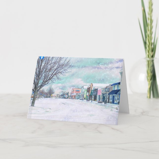 Carte de voeux Mackinac City (Devant)