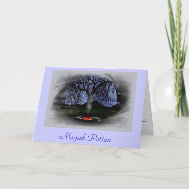 Carte de voeux Magick Potion (Devant)
