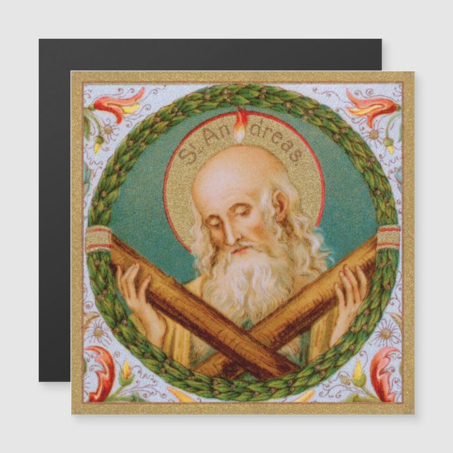 Carte de voeux magnétique St. Andrew (JMAS 02) (Devant / Derrière)