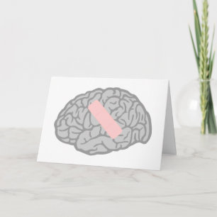 Carte de vœux Mal de tête