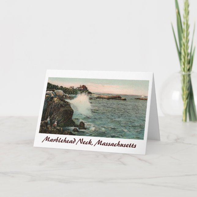 Carte de vœux Marblehead Neck Massachusetts (Devant)